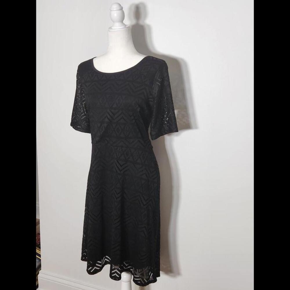 Dana Buchman Black Lace Dress